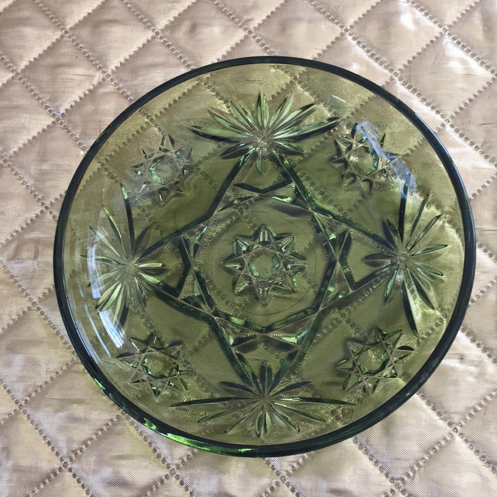Mid-Century Smith C. Glass plate/ ashtray